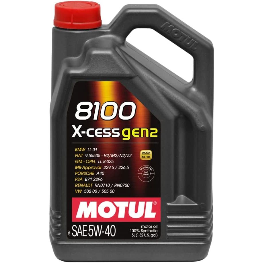 Motul 102784 8100 x-cess 5W40, olio motore 1 litro - AliExpress