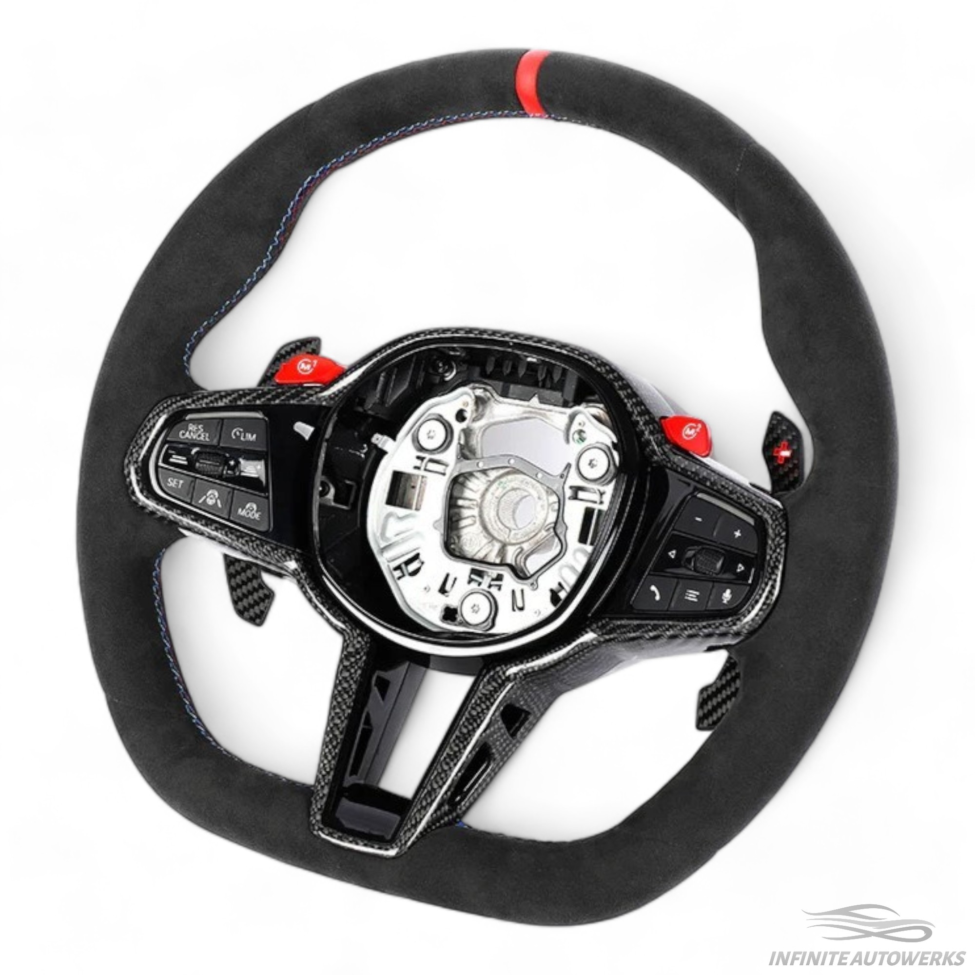 IAW Carbon BMW G2X G4X G8X LCI II 2025+ Carbon Fiber Steering Wheel ...