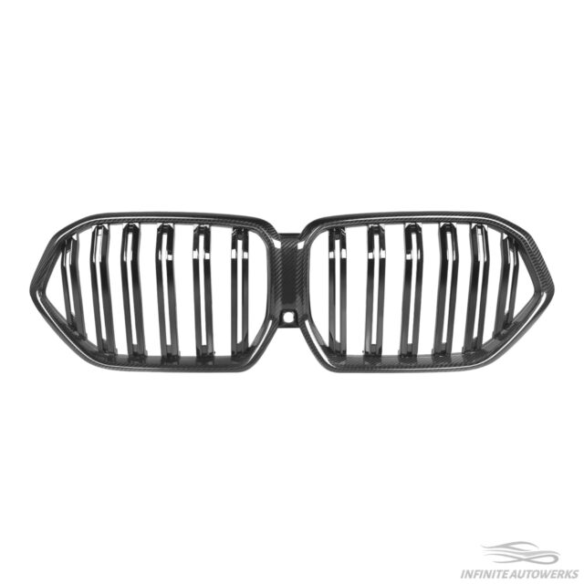 IAW Carbon – BMW G06 LCI Double Slat Grille – Dry Carbon Fiber