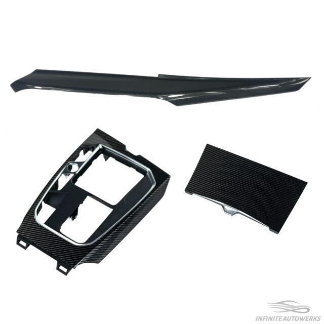 IAW Carbon - BMW LCI II 2025+ G80 G82 G87 (Manual Transmission) Gloss Carbon Fiber Interior Trim Kit (Clip-In & Stick-On Hybrid)