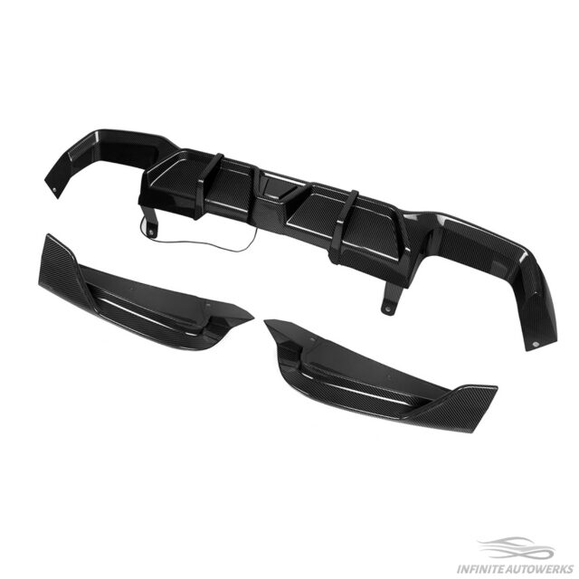 IAW Carbon – Sport Light Style Diffuser  – BMW F98 X4M LCI - Dry Carbon Fiber