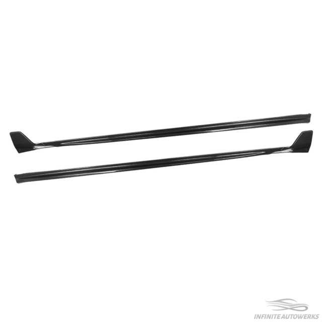 IAW Carbon – Fin Style Side Skirts  – BMW F98 X4M - Dry Carbon Fiber