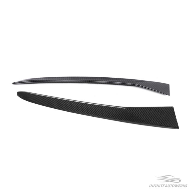 IAW Carbon – M Style Rear Window Inserts – BMW F98 X4M - Dry Carbon Fiber