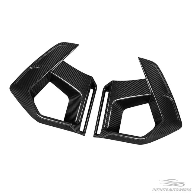IAW Carbon – Front Air Ducts – BMW F98 X4M LCI - Dry Carbon Fiber