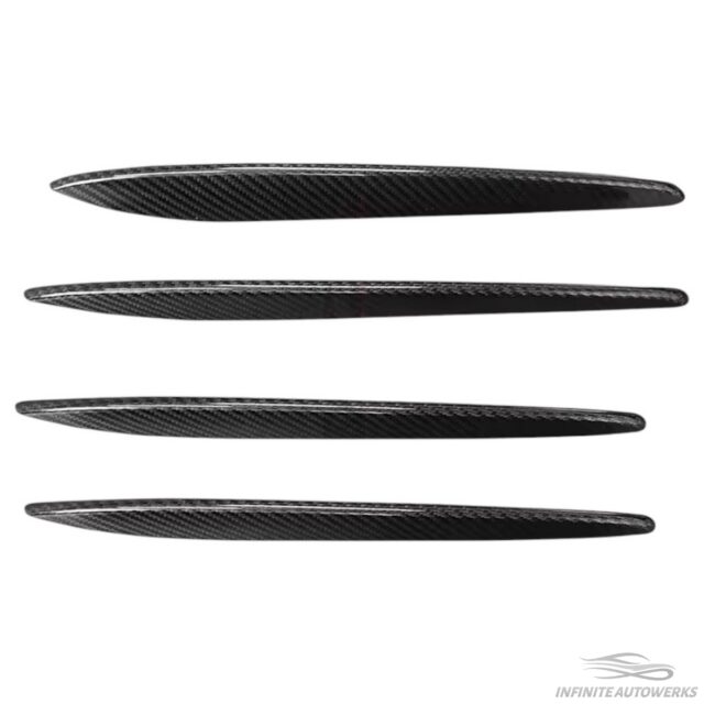 IAW Carbon - Side Fender Air Vent Trims - Mercedes C190 AMG GT/GTS - Dry Carbon Fiber