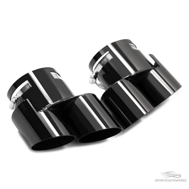 BMW G05 X5 40i G06 X6 40i Quad Exhaust Tips - Clamp On