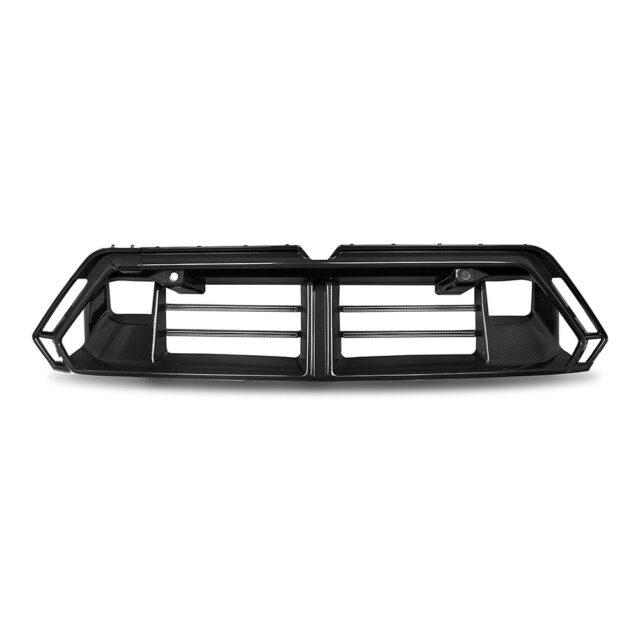 IAW Carbon - Competition Style Front Bumper Center Trim - BMW M5 G90/99 - Glossy Prepreg Carbon Fiber