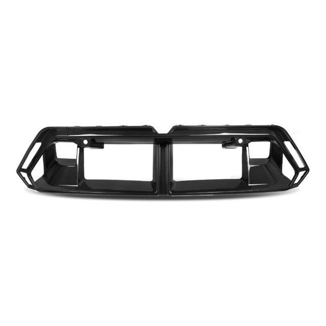 IAW Carbon - MP Style Front Bumper Center Trim - BMW M5 G90/99 - Glossy Prepreg Carbon Fiber
